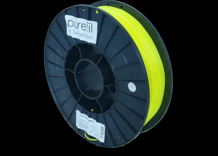 Actual product image Purefil abs filament (PLA, 1.75 mm, 750 g, Yellow)