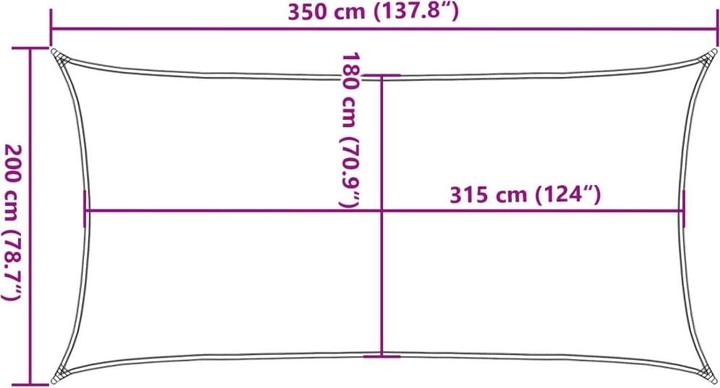 Actual product image VidaXL Awning (200 x 350 cm)