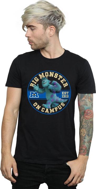 Actual product image Disney Mens Monsters University Monster On Campus T-Shirt (XXL)