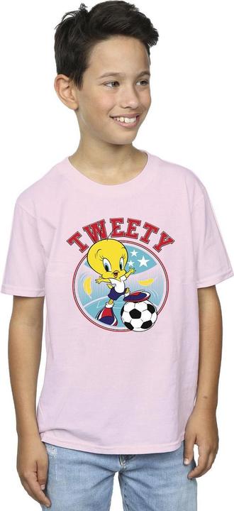 Immagine prodotto Looney Tunes Tweety Football Circle Maglietta Ragazzi (116)