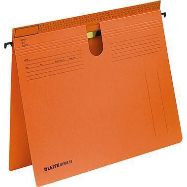 Image du produit Leitz Dossier suspendu orange Série18 à pliage paravent Carton 50 dossiers (A4, 1 x)
