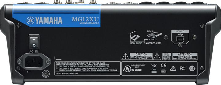 Image du produit Yamaha Mg12xu (Studio et mixeur live)