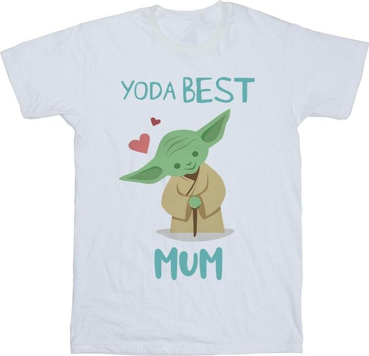 Produktbild Star Wars Yoda Best Mum TShirt Mädchen (140, 146)