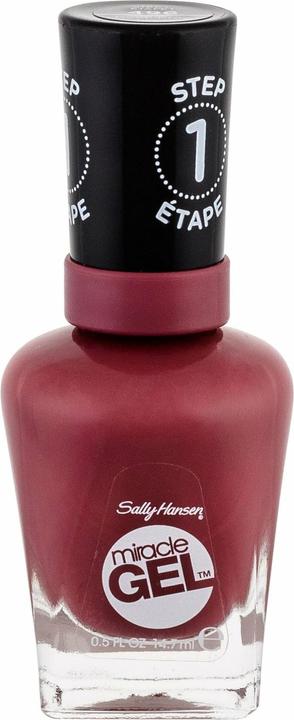 Immagine prodotto Sally Hansen Miracle Gel - Beet, Pray, Love 496 (# Amore, Prega, 496 letti, Smalto per unghie effetto gel)