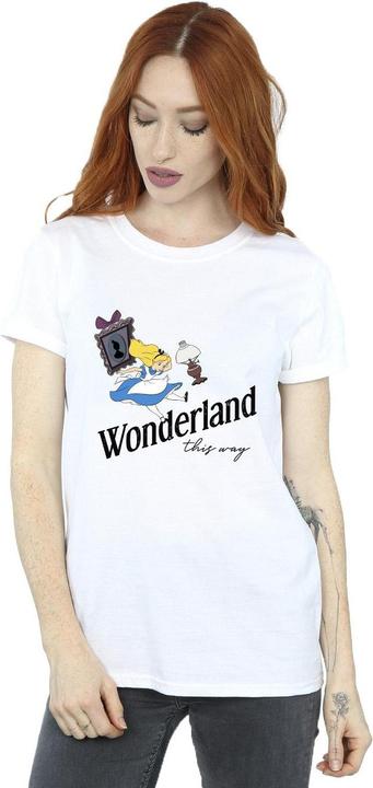 Immagine prodotto Disney Alice In Wonderland This Way Maglietta Ampia Donna (XXL)