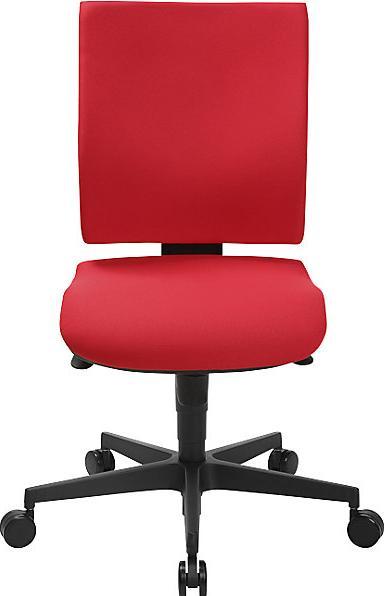 Image du produit Topstar Siège de bureau SYNCRO CLEAN, habillage tissu antibactérien, rouge.