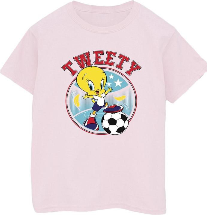 Looney Tunes Tweety Football Circle TShirt (M)