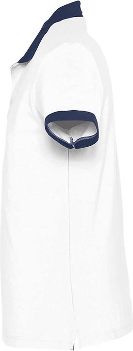 Actual product image Sols Prince Pique Polo Shirt In Contrast Colors Short Sleeve (XS)
