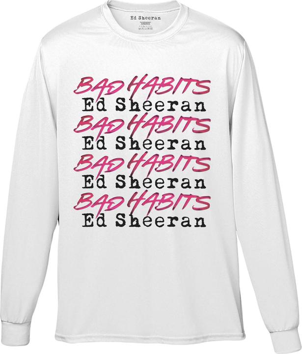 Ed Sheeran Bad Habits Stack (Longsleeve)