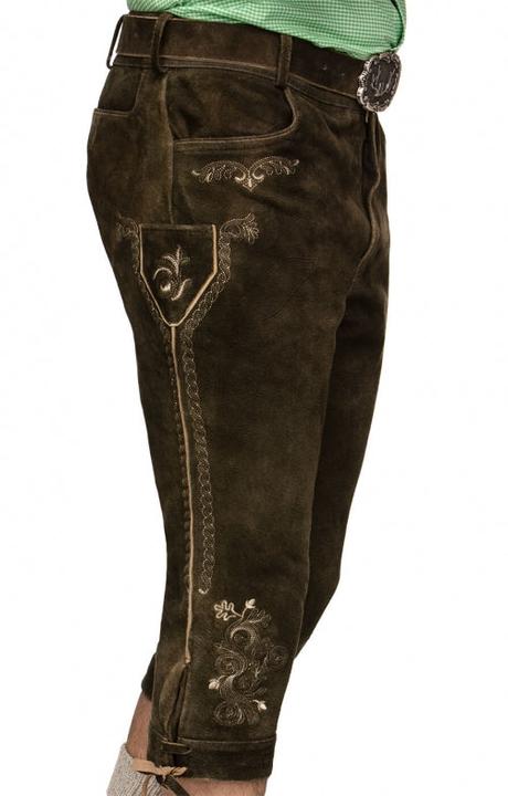Produktbild Stockerpoint Lederhose Kniebund incl. Gürtel SIGMAR4 bison gespeckt (58)