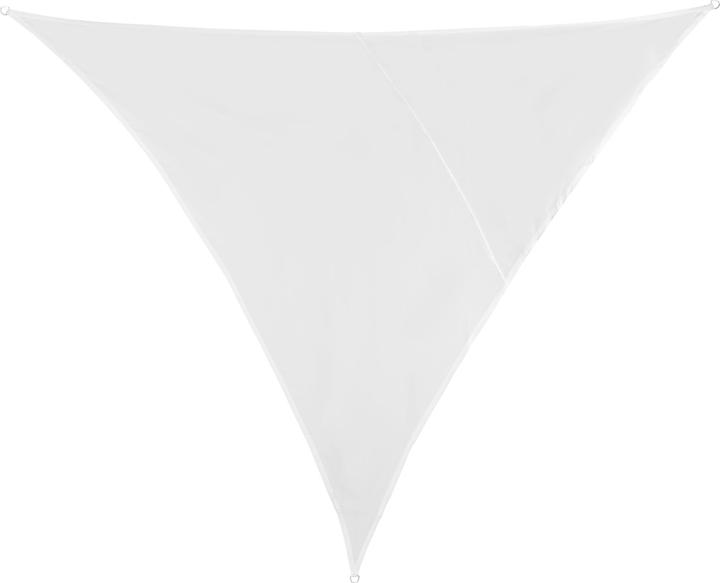 Actual product image Relaxdays Traingular White Shade Sail (400 x 330 x 0.5 cm)