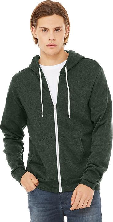 Actual product image Bella Canvas Adult zip hooded jacket (L)