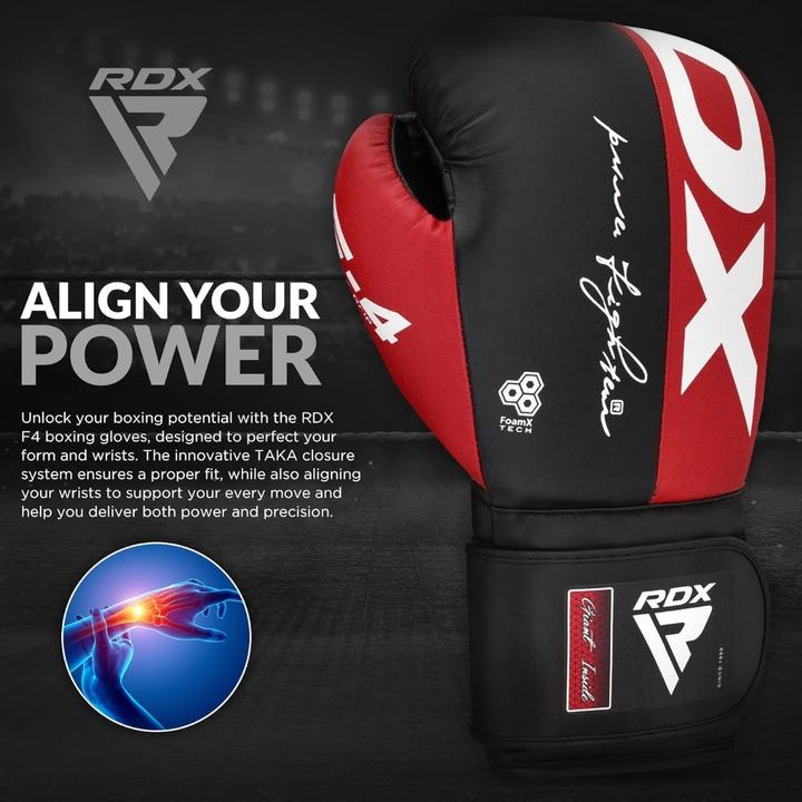 Actual product image Rdx Boxing Gloves REX F4 (14 OZ)
