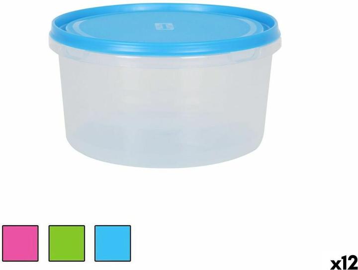 Produktbild BigBuy Lunchbox kreisförmig 2L (12 Stück)