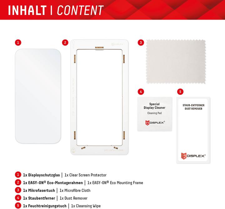 Actual product image Displex Real Glass, 2D Panzerglas (1 Piece, Samsung Galaxy S23, Samsung Galaxy S22 5G)