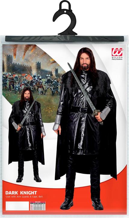 Produktbild Widmann Dunkler Ritter der Nachtwache mit Kasack mit Armschonern und Mantel, Gürtel (S, M, L, XL)
