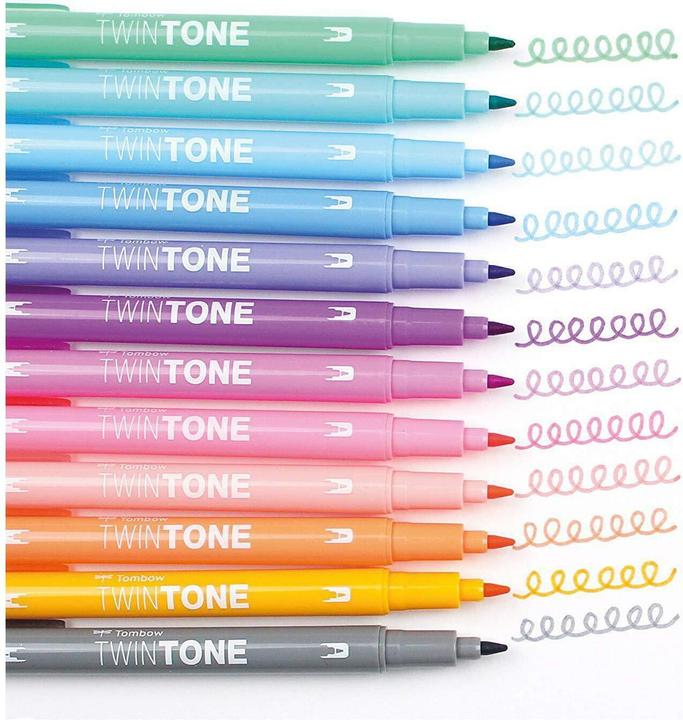Produktbild Tombow TwinTone (Mehrfarbig, 12 x)