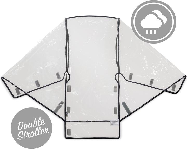 Actual product image Hauck weather protection Turbo Duo/Roadster Duo