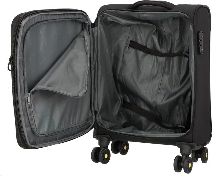 Produktbild D&N Travel Line 9704 4 Rollen Kabinentrolley S 55 cm mit Dehnfalte (38 l, Handgepäck (bis 50l))