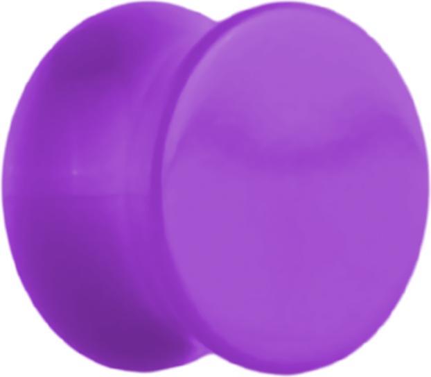 Produktbild Star Piercing Flared Plug violett (ohne Messing, Acryl)
