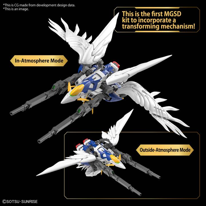 Actual product image Bandai Gundam - Wing Zero Master Grade SD