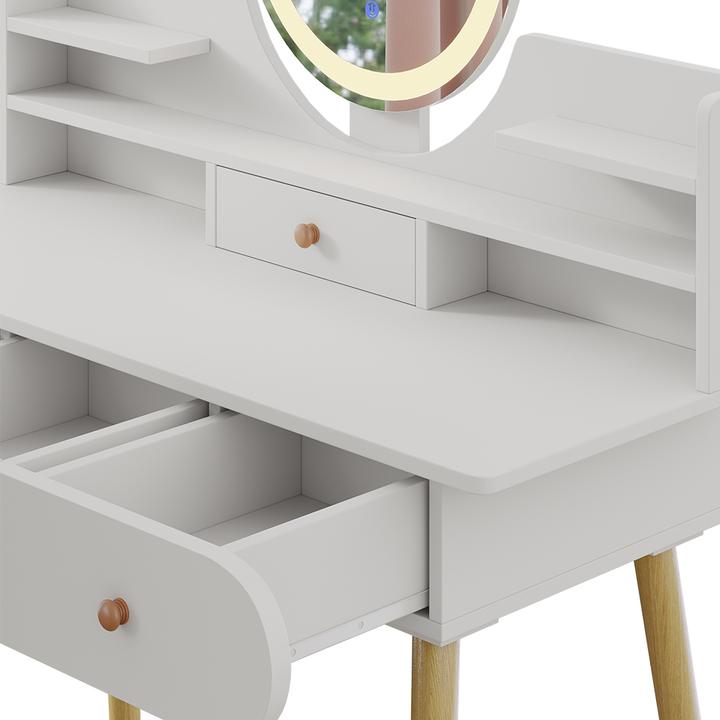 Immagine prodotto Vicco Edda con sgabello e illuminazione (100 x 40 x 76 cm)