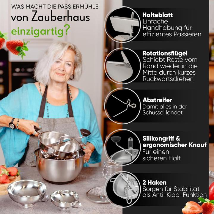 Actual product image Zauberhaus Passiermühlen-Set