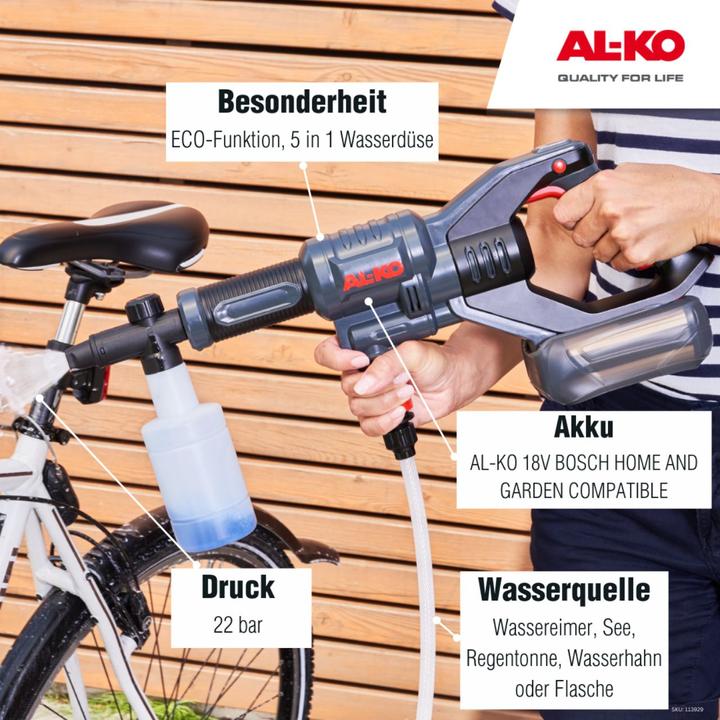 Image du produit AL-KO PW 1850 (Fonctionnement sur batterie)