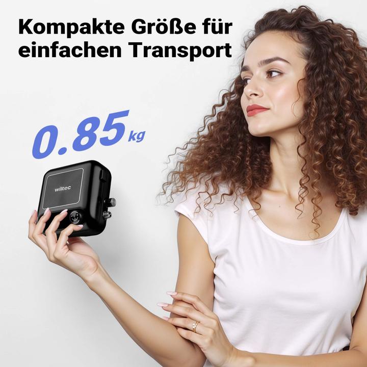 Produktbild Wiltec Kompressor Zubehör Set 2,8bar Airbrush Set 12V Druckluft Air Brush