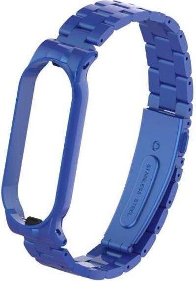 Produktbild MU Style Edelstahl Armband & Metallfassung (Metall, Mi Band 5, Mi Band 6)