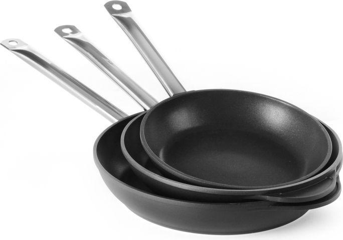 Hendi Induktionsbratpfanne Al guss 250x50 mm Boden 190 m (25 cm, Bratpfanne, Aluminium)
