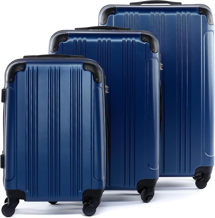 Produktbild Fergé 3er Kofferset (110 l, Handgepäck (bis 50l), M (50 - 90l), L (90 - 115l))