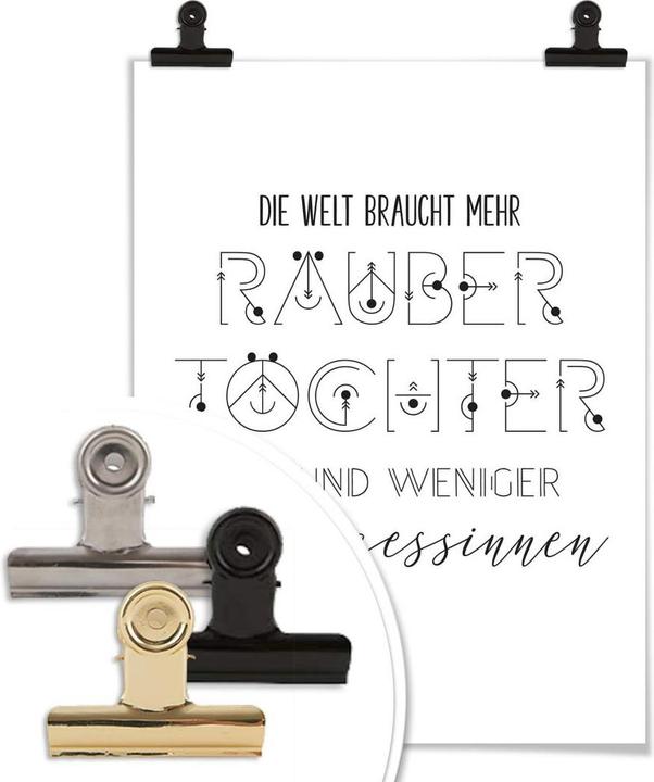 Actual product image Trenddeko The world needs more robber daughters (24 x 30 cm)