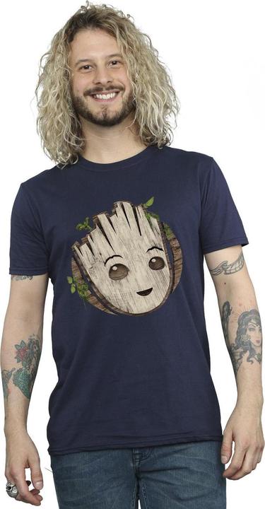 Produktbild I Am Groot Wooden Head TShirt (L)