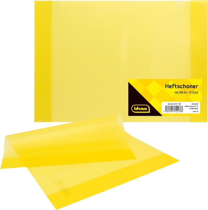 Produktbild Idena Heftschoner A4 transparent gelb (A4)