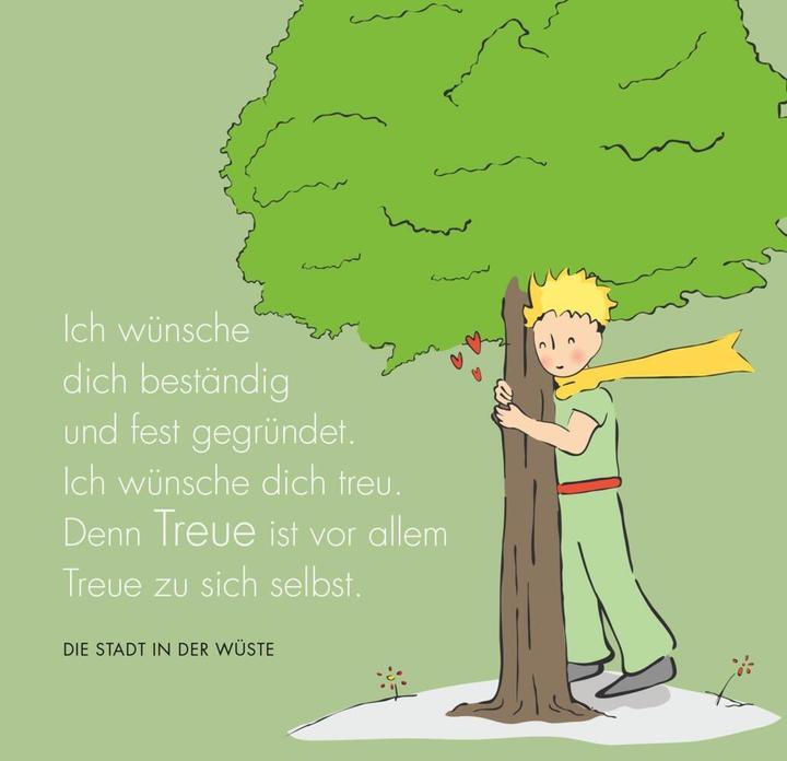 Image du produit Aufsteller Spiral Wünsche kleine Prinz (Allemand, Antoine de Saint Exupéry, 2023)