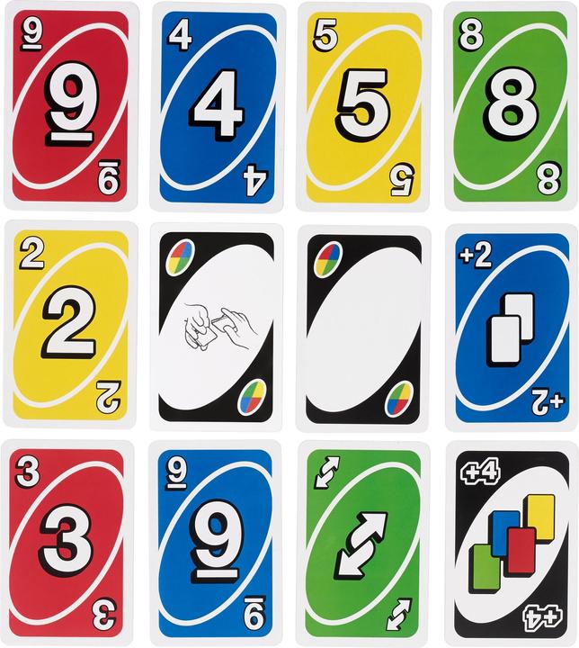Actual product image Mattel Games UNO card game (English)