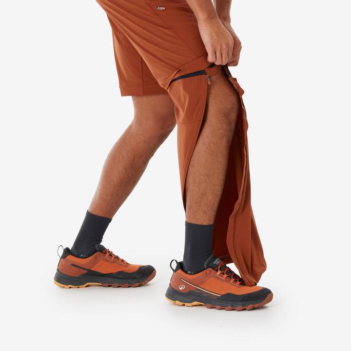 Produktbild Quechua Zip-Off-Hose Herren Wandern - MH500 braun (XL)