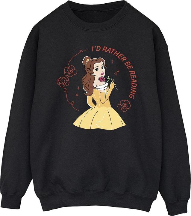 Disney Die Schöne und das Biest I'd Rather Be Reading Baumwolle Sweatshirt