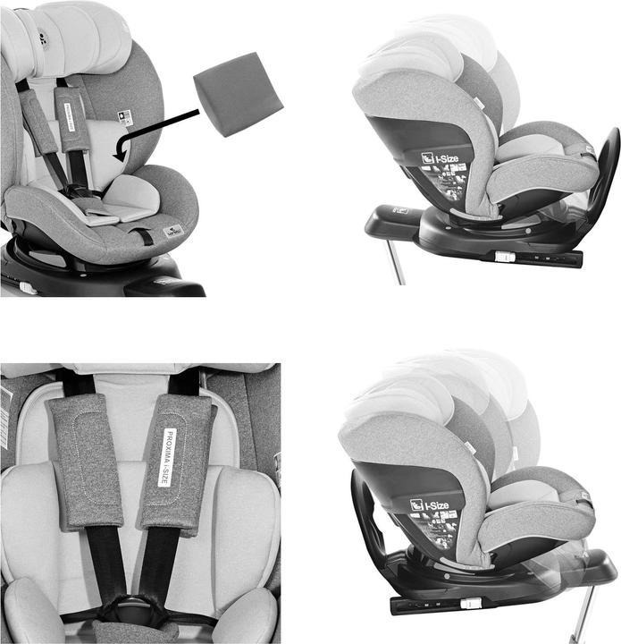Immagine prodotto Lorelli Seggiolino per bambini Proxima i-Size (Reboarder, Seggiolino, Seggiolino per bambini, ECE R129/i-Size Standard)