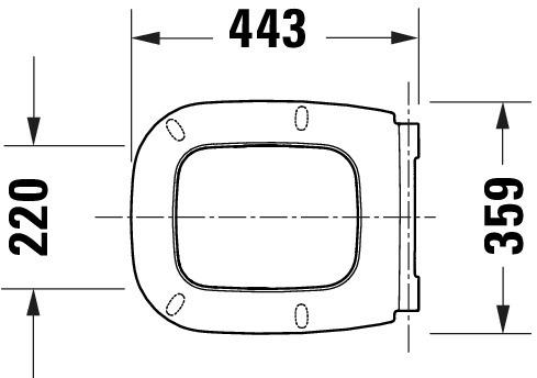 Produktbild Duravit Universal WC Sitz Sortiment WC-Sitz