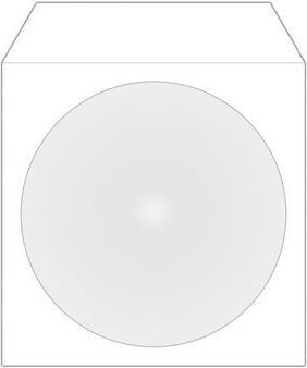 Produktbild MediaRange 100 1er CD-/DVD-Hüllen weiss