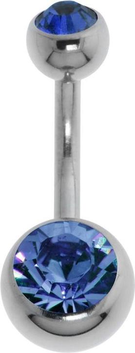 Bijouteria Bauchpiercing (Titan, Kristall)