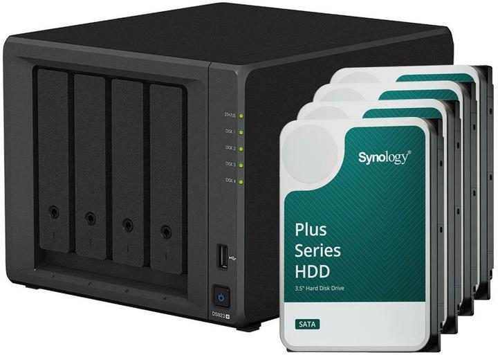 Synology DS923+ (4 x 4 TB, Synology HAT 33xx)