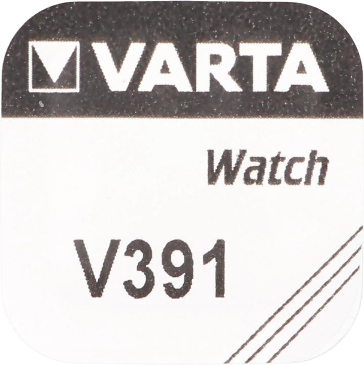 Actual product image Varta 391, V391, SR55, SR1120W Button cell for watches etc. 1 piece (1 pcs., SR55, 92 mAh)