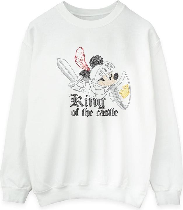 Actual product image Disney Mens Mickey Mouse King Of The Castle Sweatshirt (XXL)