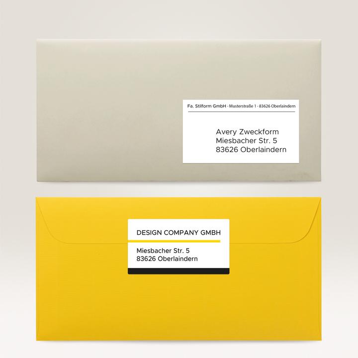 Actual product image Avery Address labels