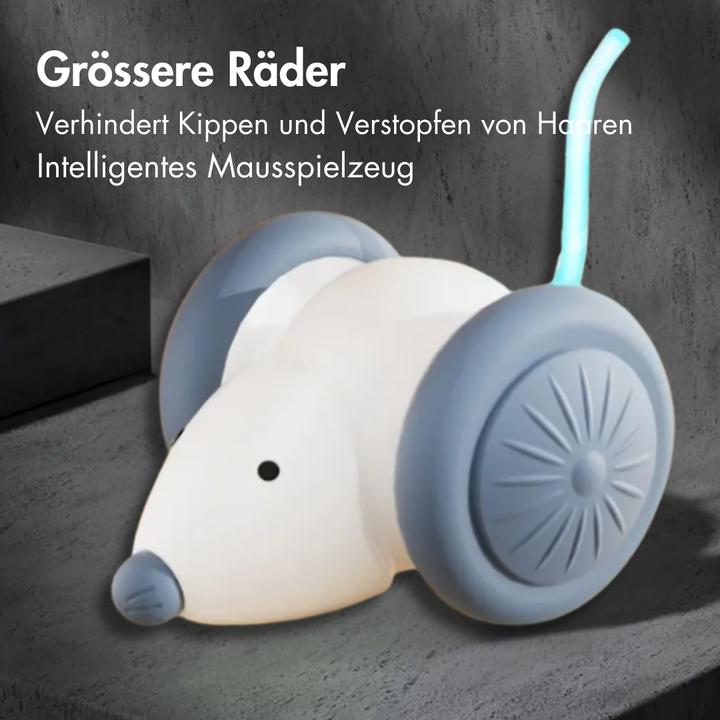 Immagine prodotto Suba Interaktives Katzenspielzeug, LED-Leuchtmaus, Elektrische, USB Aufladbar
