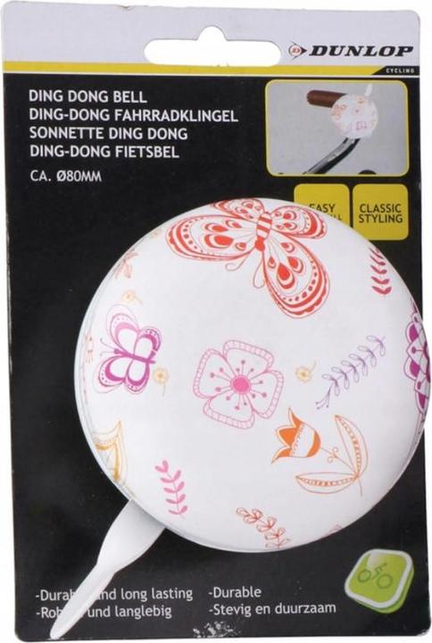 Dunlop - Sonnette de vélo (fleurs)