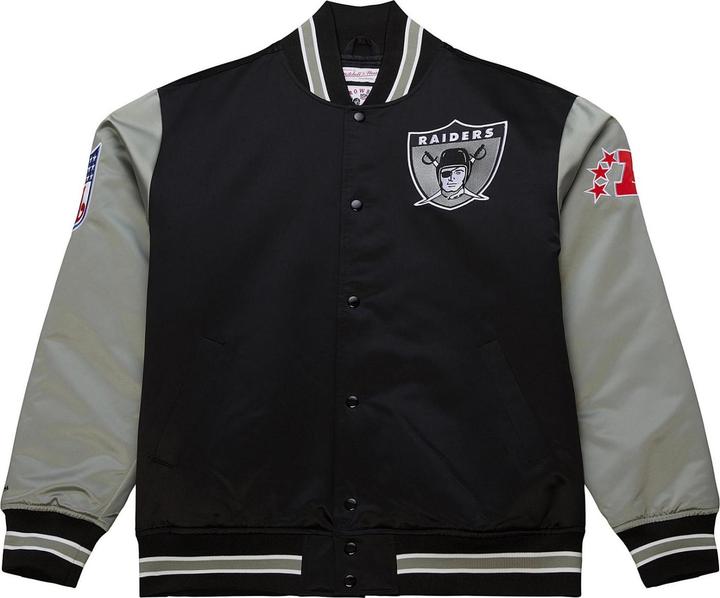 Produktbild Mitchell & Ness M&N Heavyweight Satin Jacke NFL Oakland Raiders - M (M)